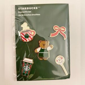 Starbucks Enamel 5 Pin Set